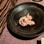 瀬里奈 - しゃぶしゃぶのスープで調理した北海道産の特選牛A5サーロイン・その２です。