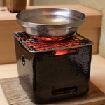 松川 - シャブシャブの鍋　(2013/08)