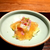 割烹 隆 - ⚫鮎と白瓜の土佐酢ジュレ