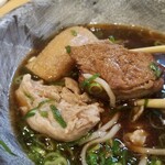 肉蕎麦 五六八 - 角煮　肉てんこ盛り　いろはの肉蕎麦　1,280円