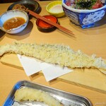 Agetate Tempura Yoshihei - 2022年6月　太刀魚一本揚げ【税抜690円】