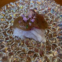 京料理 阿うん - 懐石コース１０６００円。カンパチ 梅のジュレ。梅香るお出汁のジュレが素晴らしかったです（╹◡╹）（╹◡╹）