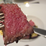 フロリレージュ - 有田牛の味わいと食感を大いに楽しみました。