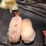 ボタンエビ　活ホッキ