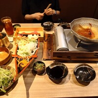 黄金出汁しゃぶと江戸前寿司 肉のあさつ 梅田お初天神店 - 