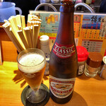 赤垣屋 - 瓶ビール550円