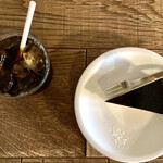 ミーティングハウス - バスクチーズケーキ と アイスコーヒー