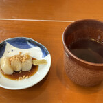 まんえい堂 生蕎麦処 お福食堂 - 蕎麦がき