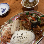 タイザンカク - 酢豚定食　1200円