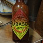 喜多八 - 「ジャガイモベーコン」用激辛タバスコです。取扱い注意。