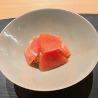 ひがしやま 司 - 毛蟹と西瓜