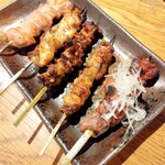 Yakitori Shouchan - 希少部位5種盛り