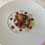 パトゥ - ウニとイカのサラダ