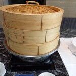 ラウンジ・オー - 点心は肉シュウマイと海老シュウマイの2種類でアツアツを味わえました！