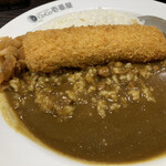 CoCo壱番屋 - 料理写真:ほぼプレーンにアプリ特典のカツのっけ！