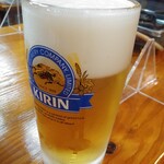 Kakijima ya - キリンのラガー640円