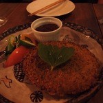 浮島ガーデン - サクナの味噌カツレツ（1000円）