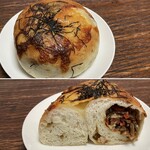 チェルシーベーグル - きんぴらごぼう＆チャーシューマヨ 360円