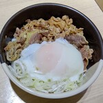 欽太郎うどん - 牛玉丼(小)480円