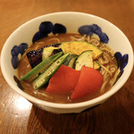 Sobadokoro Toki - 冷やしカレー蕎麦(2,000円)