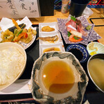 Sutando Tomi - 天ぷらと刺身定食