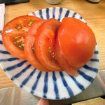立呑み 晩杯屋 - 冷やしトマト　190円