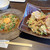 KICHIRI - 料理写真:金胡麻サラダとマグロのなんか
