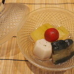 割烹さいお - 冷やし炊き合わせ