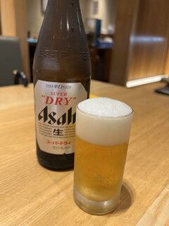 Sushi Kuine - 瓶ビール　アサヒ　680円