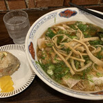 麺屋 菜心 - チャーハンむすび　＋　尾道ラーメン