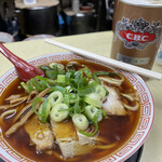 中華そば 麺屋7.5Hz - 太いネギも旨い