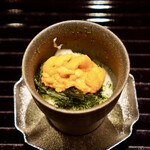 Housa Saryou - 雲丹じゃが　発酵バターマッシュポテトと利尻礼文産雲丹と熊本県産筋青海苔　