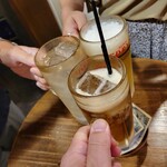 立ち飲み居酒屋 ドラム缶 - 二軒目の乾杯～☆