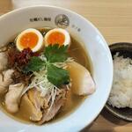 牡蠣だし麺屋 汐ノ音 - 饗牡蠣だし麺と羽釜で炊いたご飯