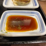 リンガーハット - タレに柚子胡椒を溶き入れ
