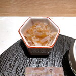 RITO - 前菜6種盛り合わせ （疲れた躰に梅の酸味とコリコリ感がとても爽快！）