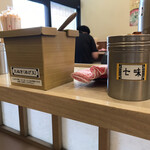 そばの神田 東一屋 - コンディメンツ。