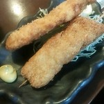 のっけ家 - マグロ串カツ350円
      