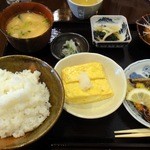旬菜織部 - 2012.5さわら西京焼・出し巻・豚角煮の定食