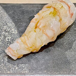 鮨 心白 - 積丹の牡丹海老です　甘海老より全然甘い