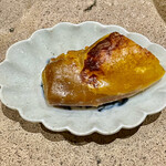 鮨 心白 - 自家製唐墨は既に3年寝かせています