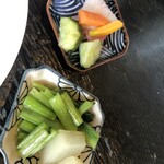 Teishoku Asahi - 小鉢、漬け物