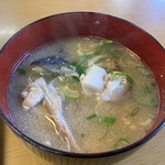 浜の味栄丸 - 朝漁定食　あら汁