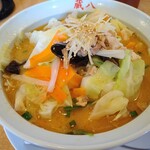 蔵八ラーメン亭 - 味噌野菜ラーメン 900円也