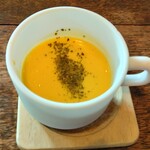 カフェ クウワ - 冷製かぼちゃのスープ