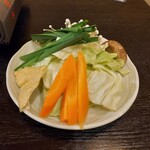相撲茶屋 寺尾 - 　　　　　　　　野菜の追加