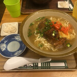 琉球料理 亜砂呂 - そうき蕎麦700円