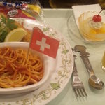 お子様ランチ（ナポリタン）