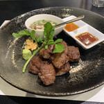 黒毛WAGYU RESTAURANT HACHI - サイコロステーキ