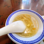 Meiyouken - サ－ビスランチのスープ